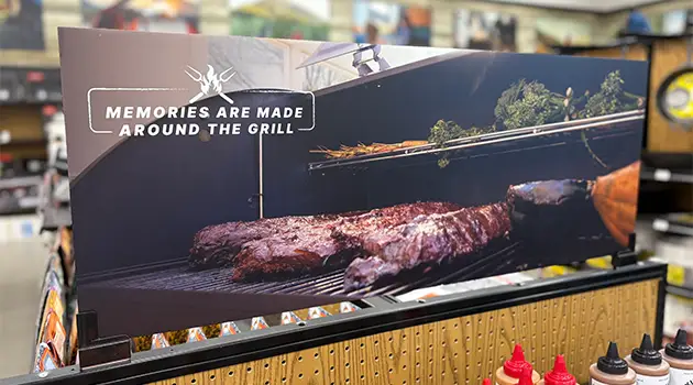 grill promotional poster