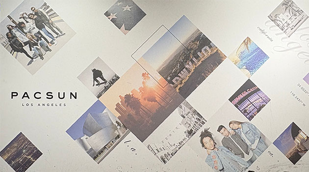 pacsun los angeles brand banner advertisement