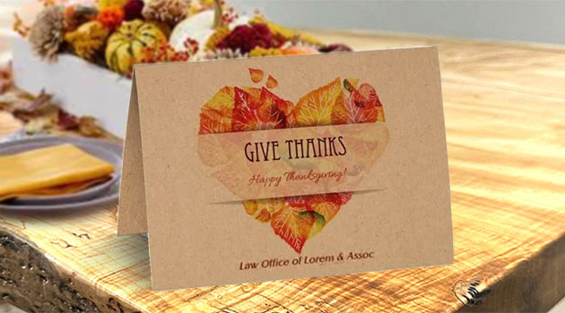 thanksgiving cards from law offices