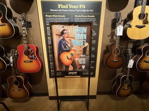 guitar center strum down sunset blvd collection banner display