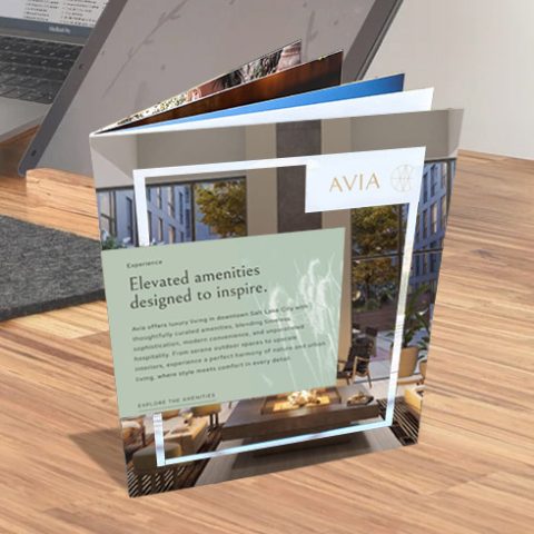 apartment leasing sales pamphlet