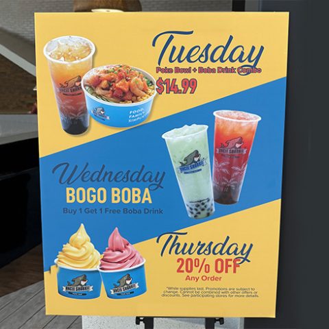 bogo-boba-vinyl-sign bogo boba vinyl banner for restaurant