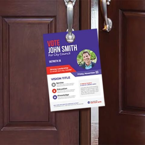 campaign door hanger