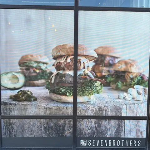 fastfood-window-graphic-with-hamburger fastfood window graphic with hamburger