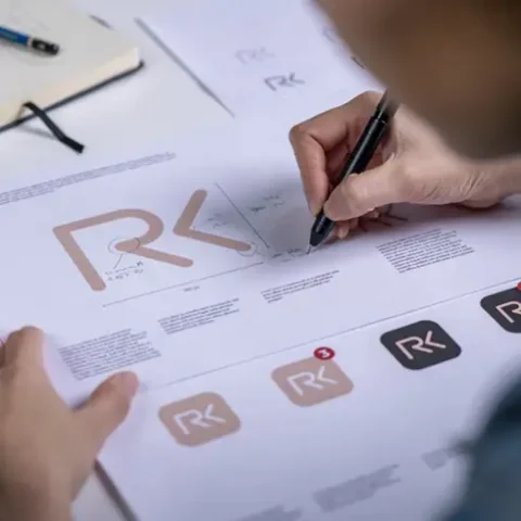 graphic designer-designing logo