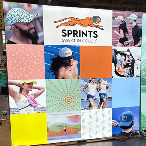 high quality trade show sign