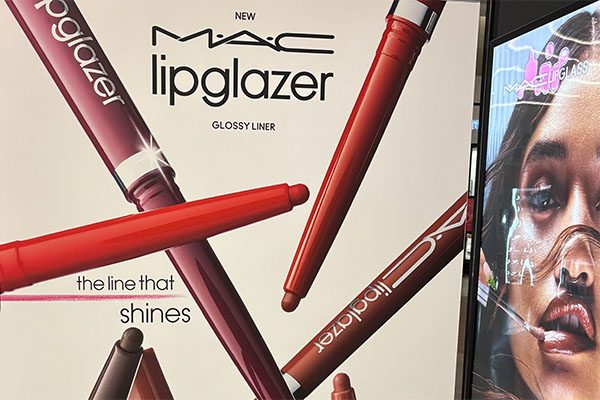 mac lipgazer brand advertising poster