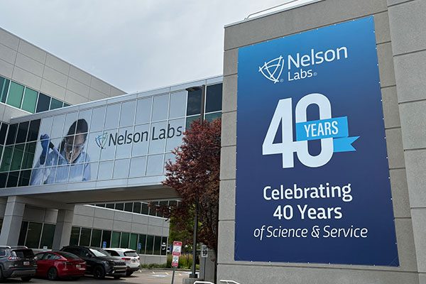 nelson labs large format outdoor banner