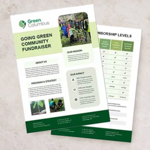 nonprofit event flyers