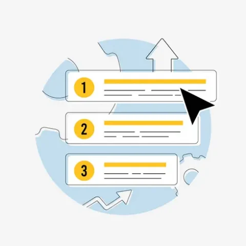 pay per click bid ranked placement animation