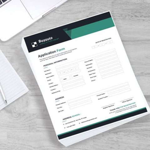 rental application form