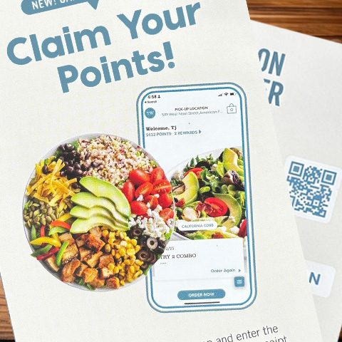 restaurant-customer-loyalty-program-qr-code-flyer restaurant customer loyalty program with qr code