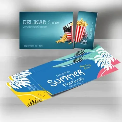 variable data printing tickets