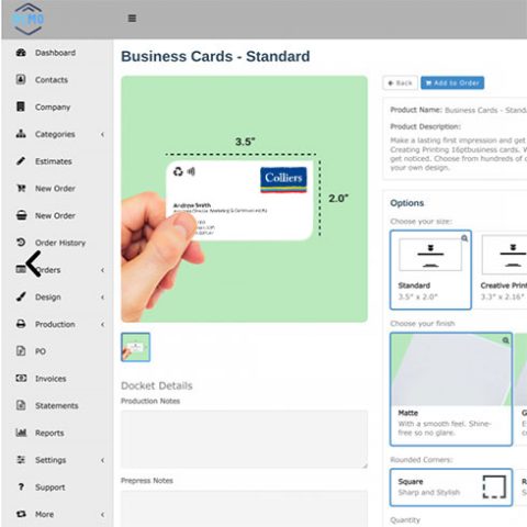 web to print portal for property management companies
